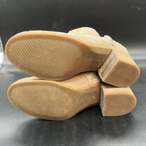 Koolaburra by UGG Women's Sz 9 Sofiya tan Suede Booties Ankle Boots 1096440 - Picture 8 of 9